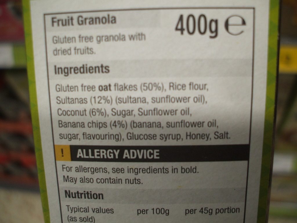 Gluten Free Oats Labelled An Allergen Or Not Allergy Insight